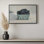 «Blueberries In A Paper Crate» par Miss Mustard Seed, reproduction d'art sur toile