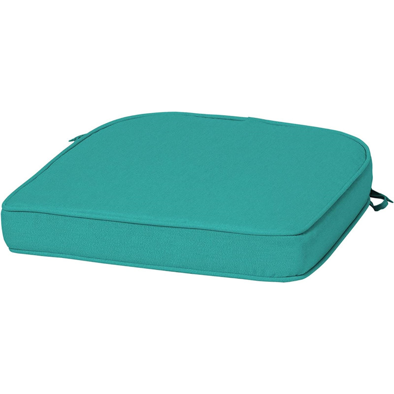 Outdoor 3.5'' Lounge Chair Cushion, Teal