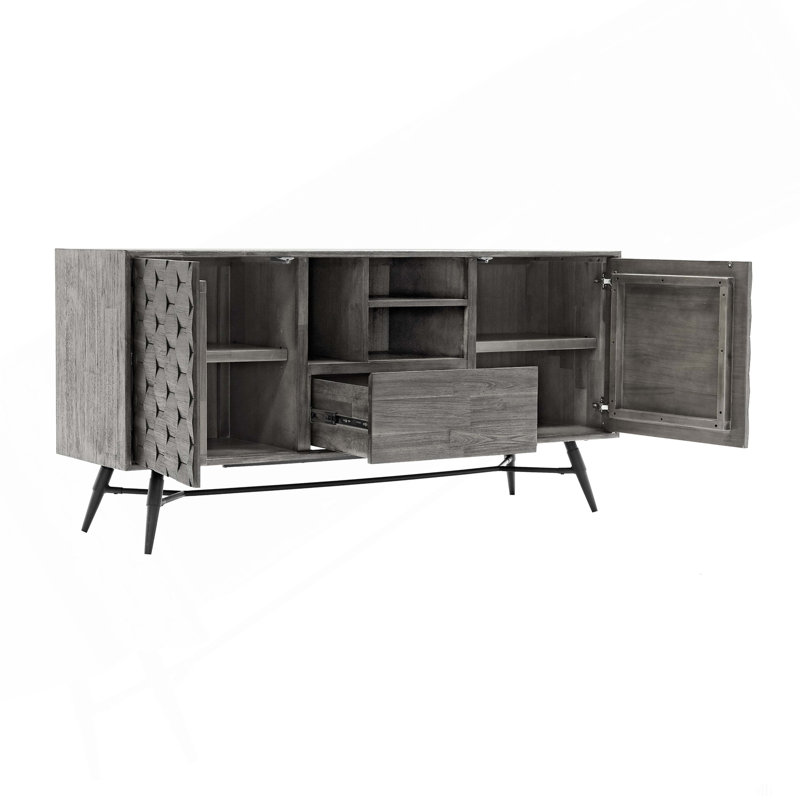 Buffet Makena en bois d'acacia gris