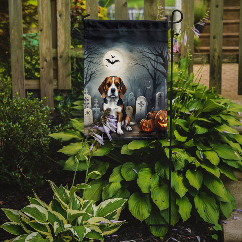 Drapeau de jardin en polyester double face H 15,5 po x l 11,25 po