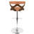 Betuel Swivel Upholstered Adjustable Height Counter Stool with Metal Frame-81514670