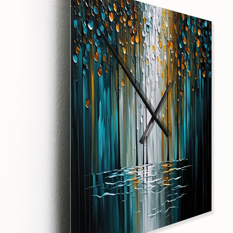 Janaria - Horloge murale moderne, H 32 po x l 16 po x P 1 po
