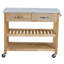 Chariot de cuisine Cherise avec comptoir personnalisable-1151460266
