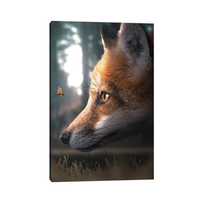 The Fox And The Wasp by Zenja Gammer - Print on Canvas
