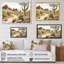 Arizona Desert Scenery II - Western Large, art mural-86492684-86492689