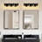 Bathroom Light Fixtures, 4-Light Matte Black Vanity Light Over Mirror, 26" Modern Wall Sconces With Clear Glass Globe Shade,Bathroom Wall Lights For Mirror Kitchen Bedroom Hallway-756645425