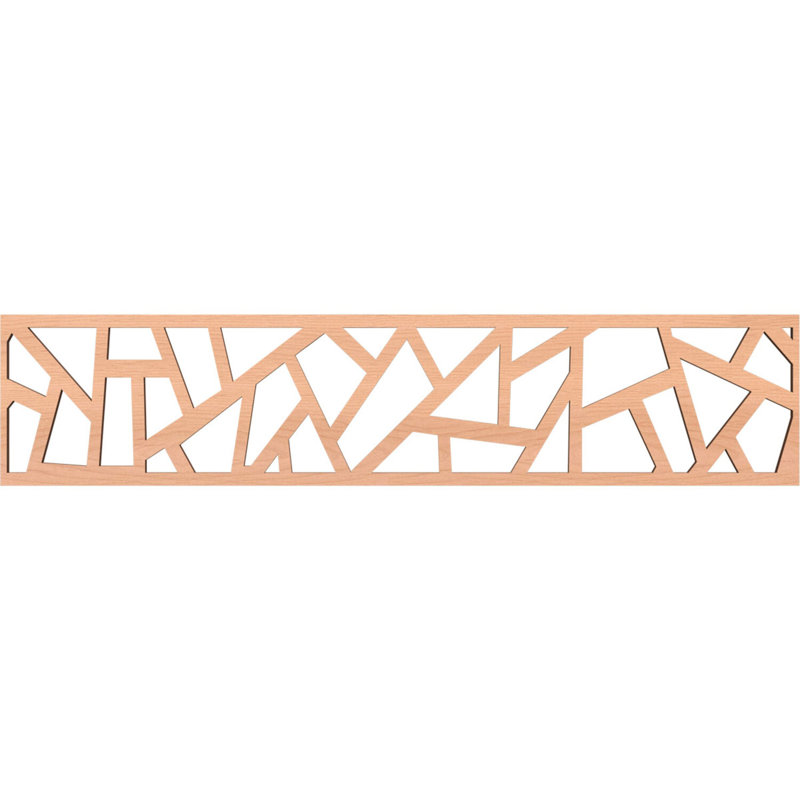 Moulure en bois Harrisburg, H 10 po x l 46,75 po x P 0,375 po, Aulne