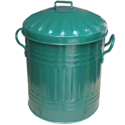 Steel Kitchen Rubbish Bin - 12.98 L
