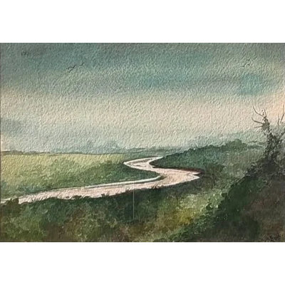 Dusk and the River