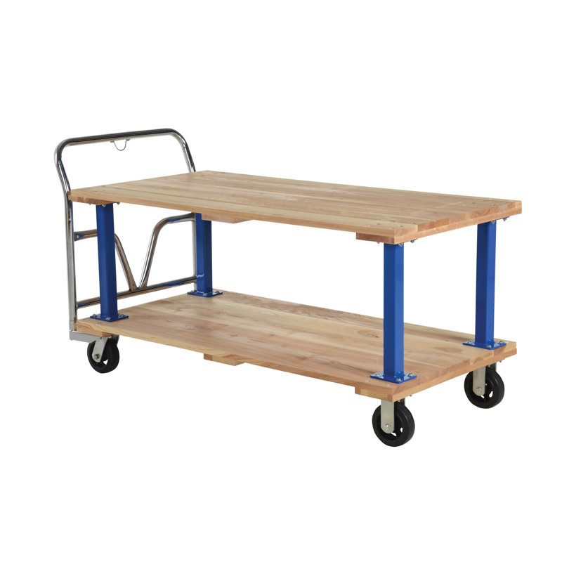 Chariot utilitaire double plateforme