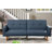 Transitional Sofa Couch, Convertible Bed, 2Pc Upholstered Sofa