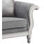 Causeuse en tissu avec 3 coussins