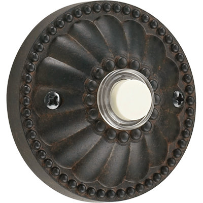 Toasted Sienna Push Button Doorbell