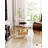 Acrylic Record Player Table with Storage Shelf, Clear Side Table Nightstand-474668731-474668710