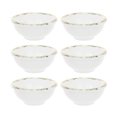3 3/8" Mini Bowl S6, Poinsettia