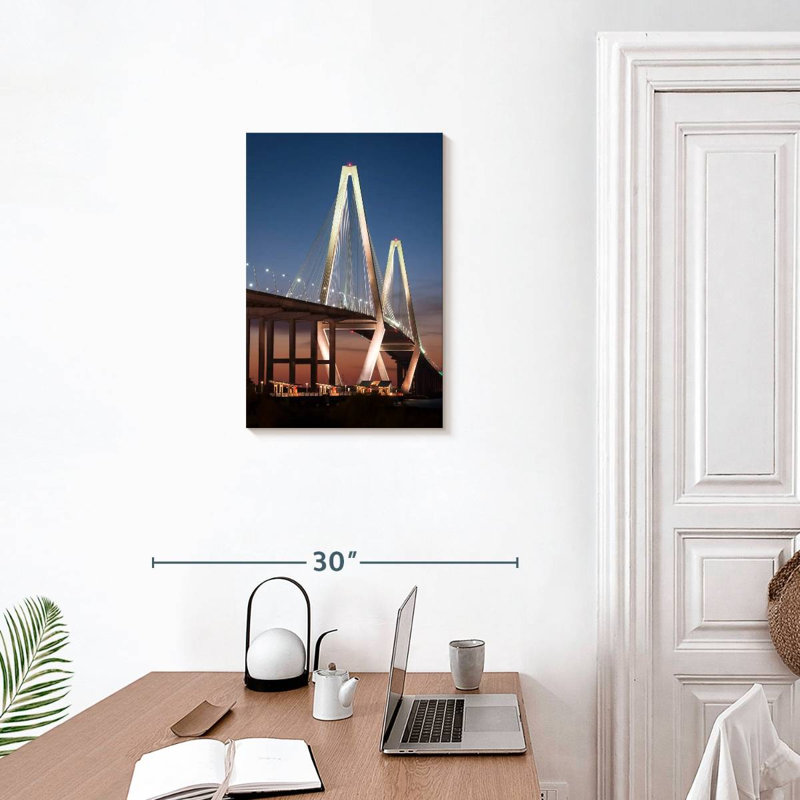 Lilie Nightly Cooper River Bridge, 24" H x 16" W