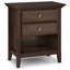 Amherst - Table de chevet - Brun naturel vieilli-717697485