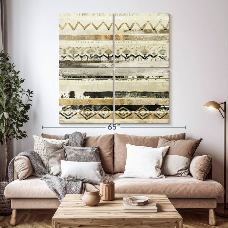 Kerner African Patchwork, 50'' H x 50'' W