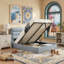 Lit plateforme tapissier avec rangement relevable-231838671-230536763