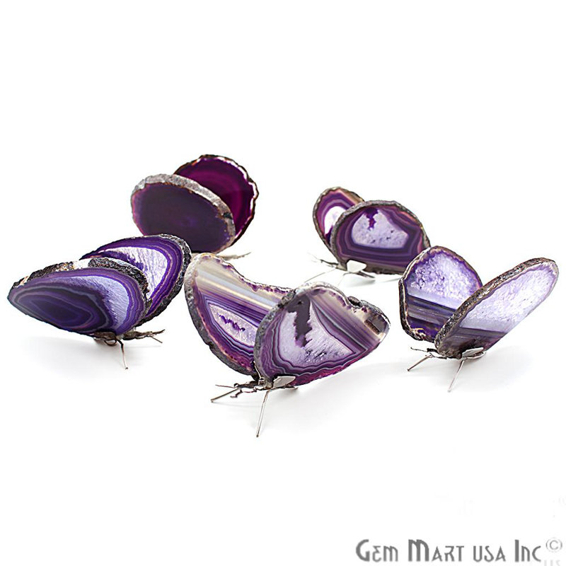 Figurine papillon Desriee, Mauve