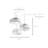 Adjustable Chandelier Light Fixture, 3-Piece Set, Concrete Grey, 22 - 47.2 Inches | Polymeric Composite Body & Cap, Ø11.8 x 1.2 Inches Base Plate | E27 Socket, Max 40W, Elegant Design for Dining & Living Spaces-915500657