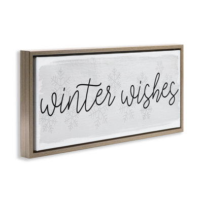 Winter Wishes Sentiment