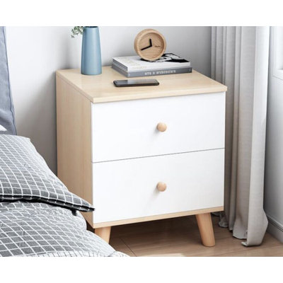 46cm W Manufactured Wood Bedside Table