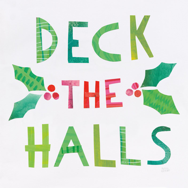 Christmas Collage II by Melissa Averinos - Wrapped Canvas Print, 91cm H x 91cm W x 3.8cm D