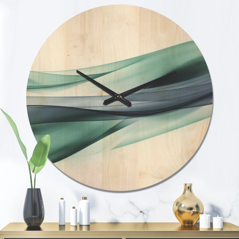 Horloge murale Fractal Lines, Grand
