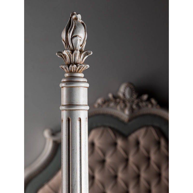 Upholstered Four Poster Bed