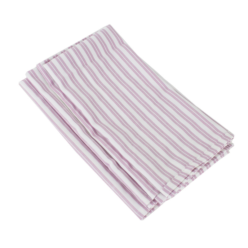 Ensemble de 4 serviettes de table Coral, Rose