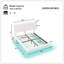 Lit flottant avec lumière Boucle, grand, blanc-1479341335