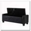 Banc de rangement en similicuir