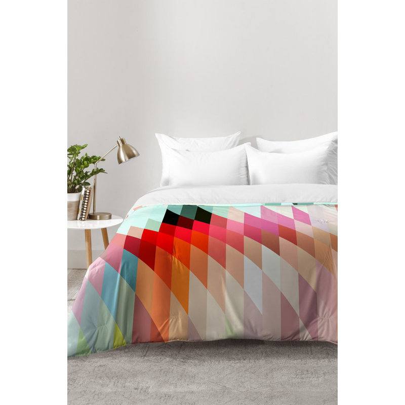 Three Of The Possessed Modern & Contemporary Geometric Shapes Comforter, Twin XL Comforter + 1 Standard Sham