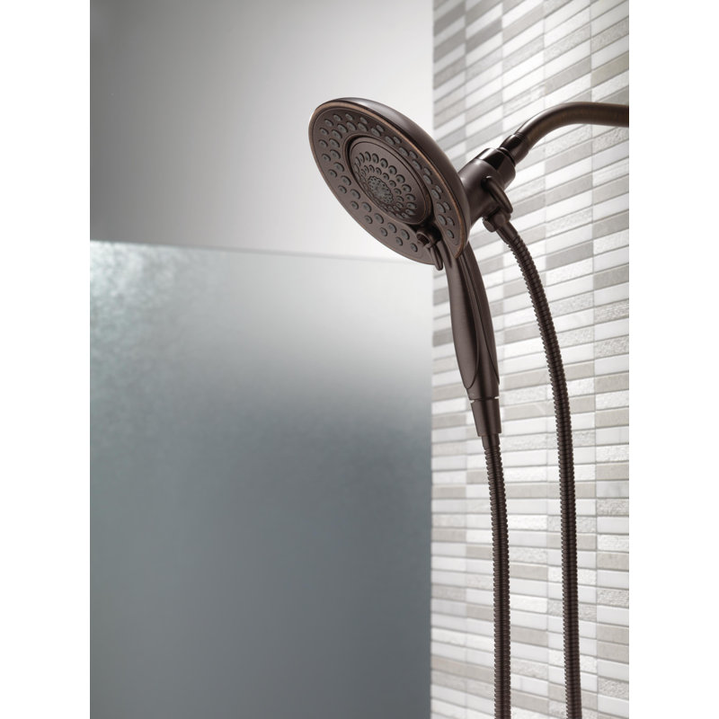 Universal Showering Components Full/Standard Dual Shower Head, Venetian Bronze
