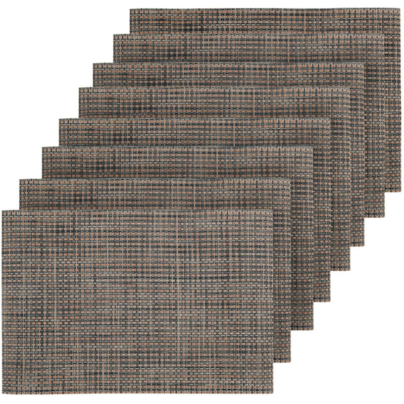 Ensemble de napperons 8 pièces Earlene, Carapace de tortue