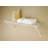 White Wire Shelf Kit 1 Tier Shelving Unit for Wardrobe or Utility Storage-24226415