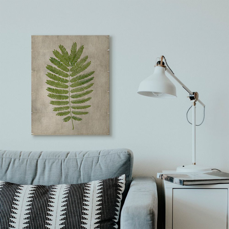 « plante parchemin green », impression, Toile tendue, H 24 po x l 30 po