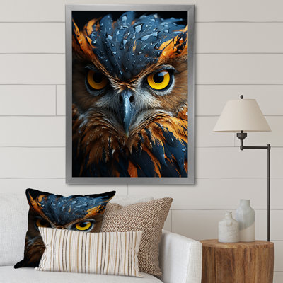 " Brown Owl Animal Portait "