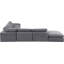 Canapé modulaire en velours 160 po conforme à la norme CAL117-88388173