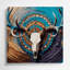 Art mural en métal noir Southwestern Animals