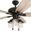 Ventilateur de plafond 52 po avec ensemble d'éclairage Summerstone-44426181-44426182