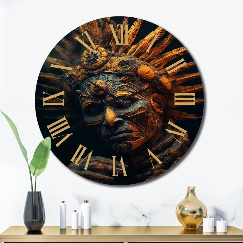 Horloge murale Majestic Glam Shaman, Très grand