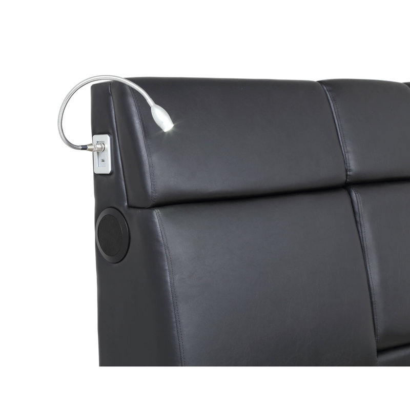 Grand plateau de musique avec éclairage tactile Bluetooth pour grand lit
