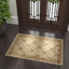 Tapis oriental en laiton / beige fauve / ivoire Clarence