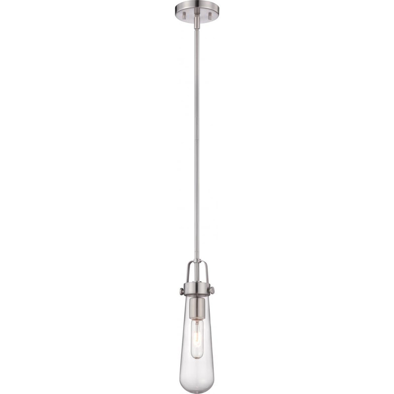 Luminaire suspendu à une lumière Edern, Nickel