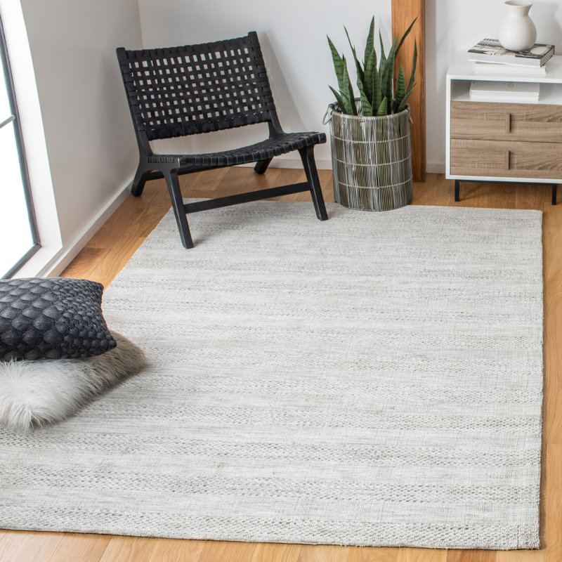 Elliyanah Hand Loomed Micro Fiber Rug, Rectangle 8' x 10'