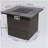 Outdoor Gas Fire Pit Table with Cover, Propane Gas Fire Pit Table with Glass Rock and Rain Cover