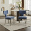 Ensemble de 2 chaises de salle à manger en chenille avec pieds-344641661-344641648