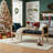 Calla Classic Tufted Upholstered Bench With Curved Arms And Solid Wood Frame-119625523